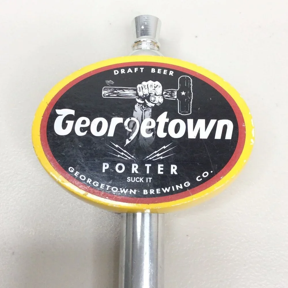Georgetown Brewing Tap‎ Handle Draft Pull Craft Beer Porter Suck It Seattle WA